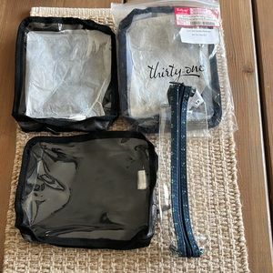 Lot of Three New and Like New Thirty-One Get Creative Rectangles, Pencil Pouch